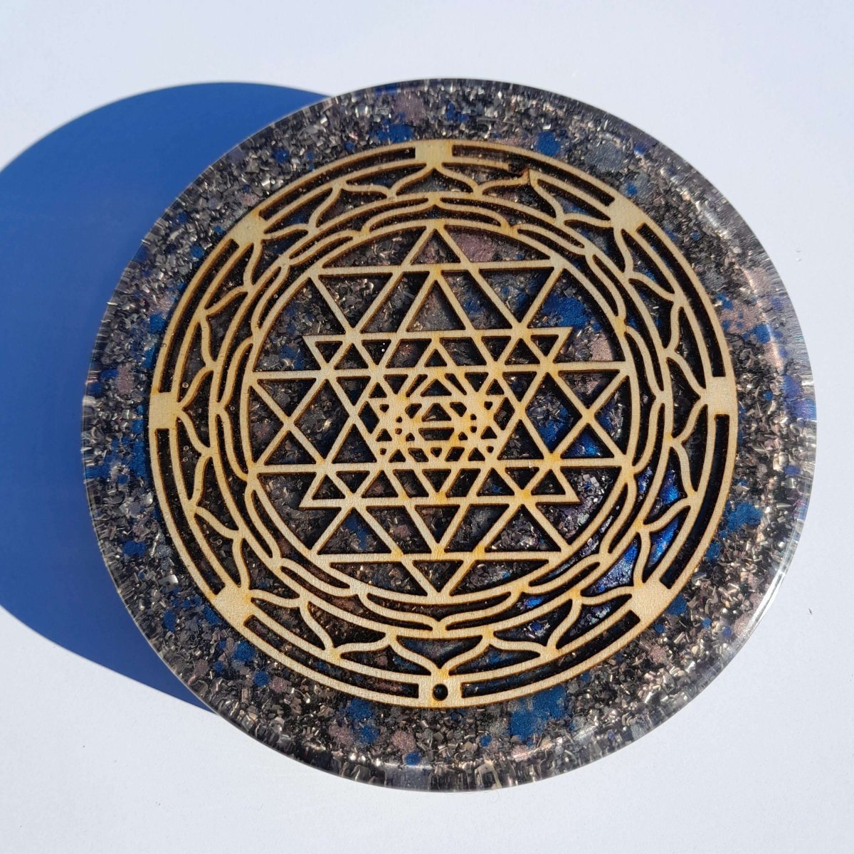 Plato Generador de Energía Símbolo Sry Yantra - Mundo Orgon