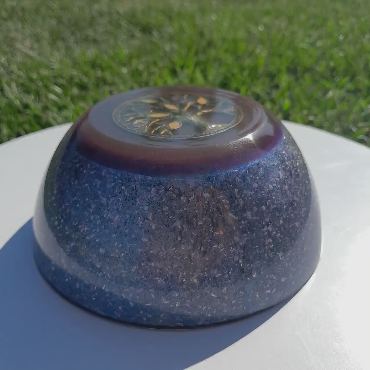 Orgonita Semiesfera Árbol de la Vida - Protector 5G y Transmutador de Energía- Hecho a Mano