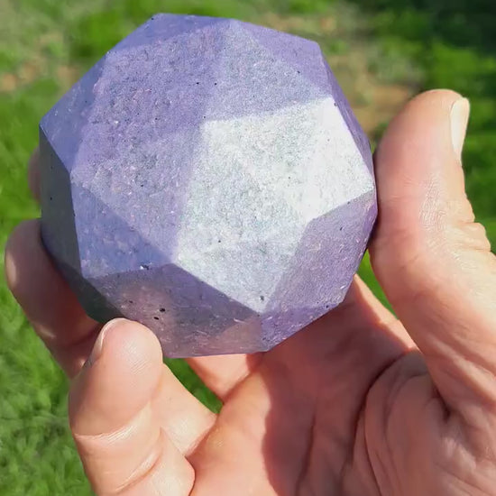 Domo de Orgonita Violeta con Pigmentos de Mica- Protector 5G- Orgone Energy- Hecho a Mano