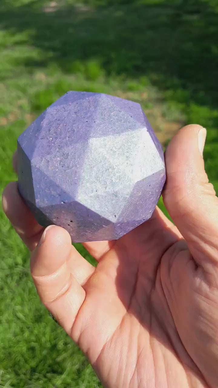 Domo de Orgonita Violeta con Pigmentos de Mica- Protector 5G- Orgone Energy- Hecho a Mano