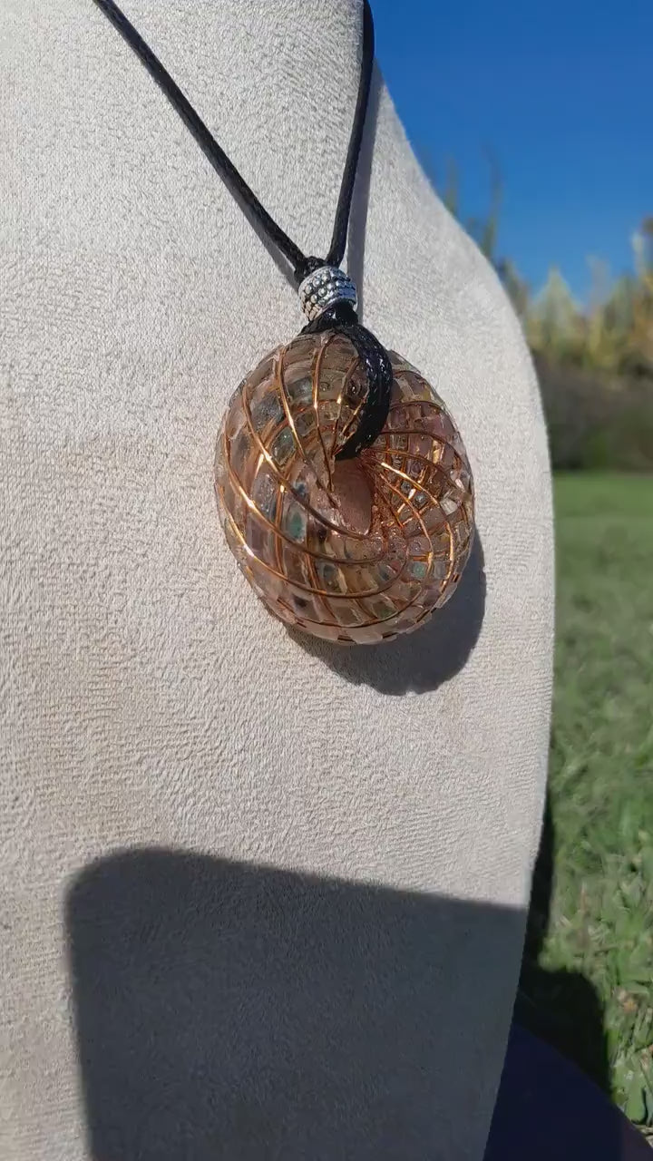 Bobina Torus Rodin con Turmalina- 50mm- Generador de Ondas de Vórtice