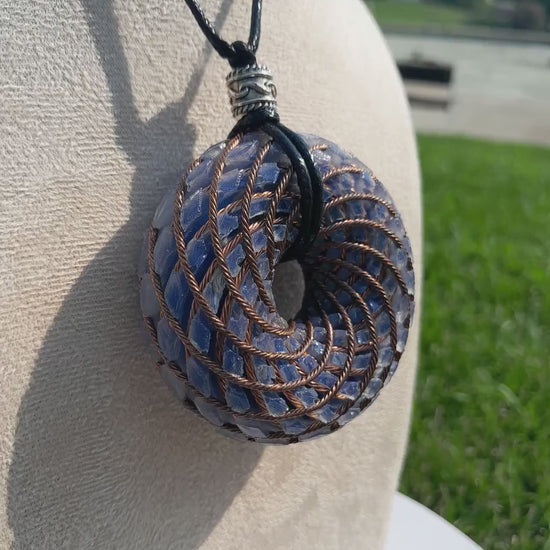 Bobina Rodin Chips de Lapislázuli- Generador de Ondas de Vórtice- Energía Toroidal | Protección EMF