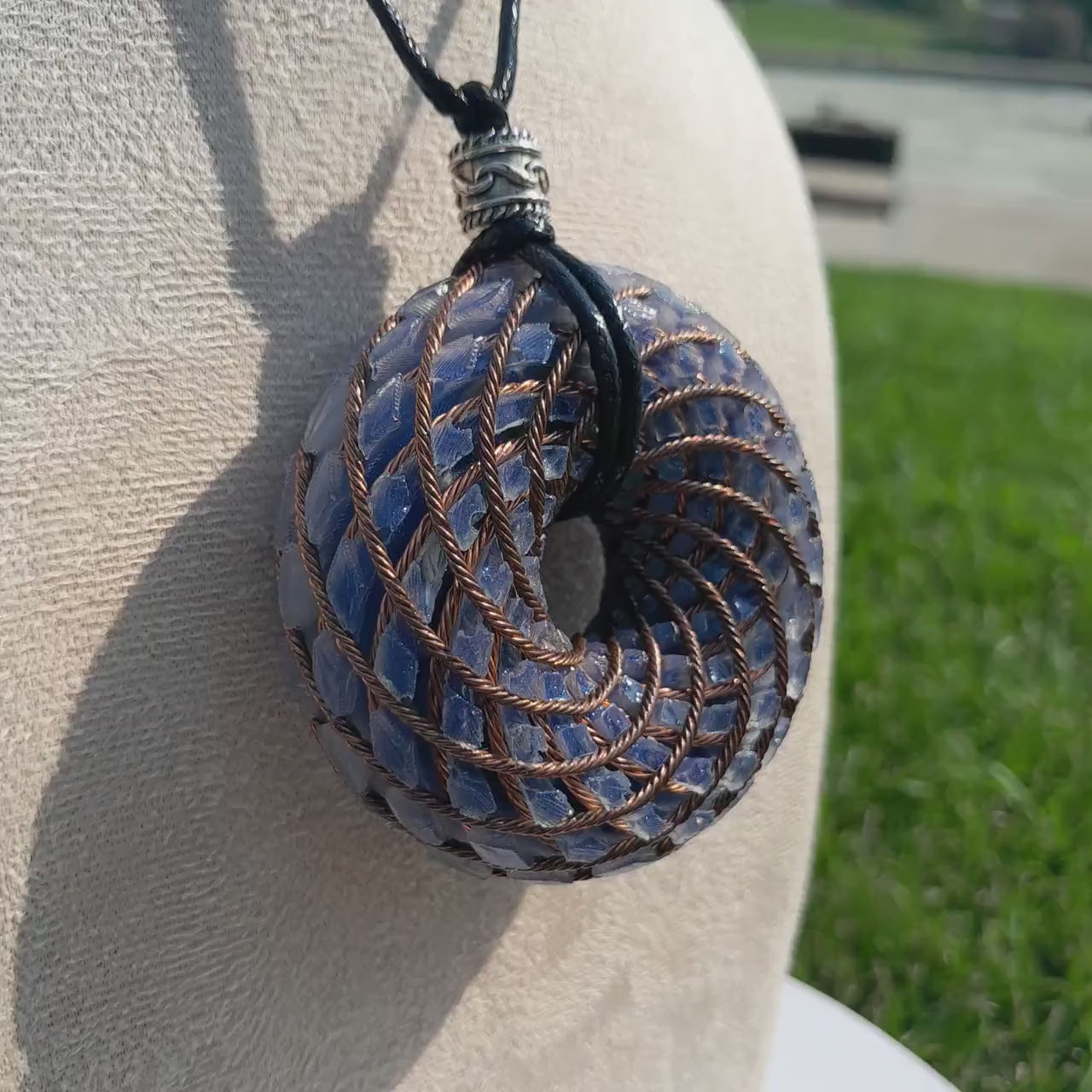 Bobina Rodin Chips de Lapislázuli- Generador de Ondas de Vórtice- Energía Toroidal | Protección EMF
