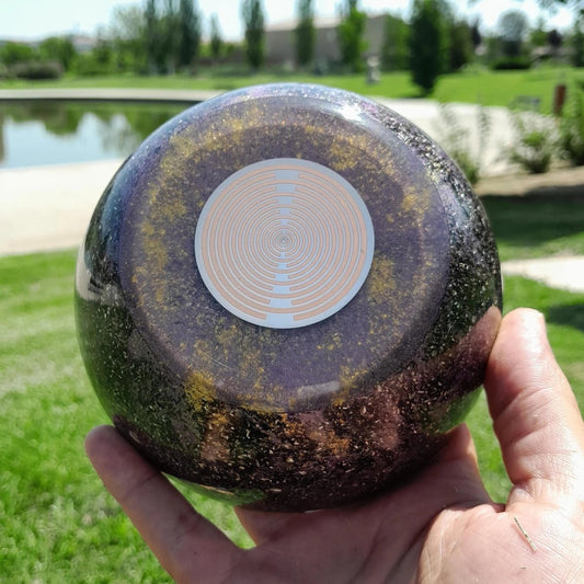 Semiesfera Orgonita con Shunguita y Antena MWO de Lakhovsky - Mundo Orgon