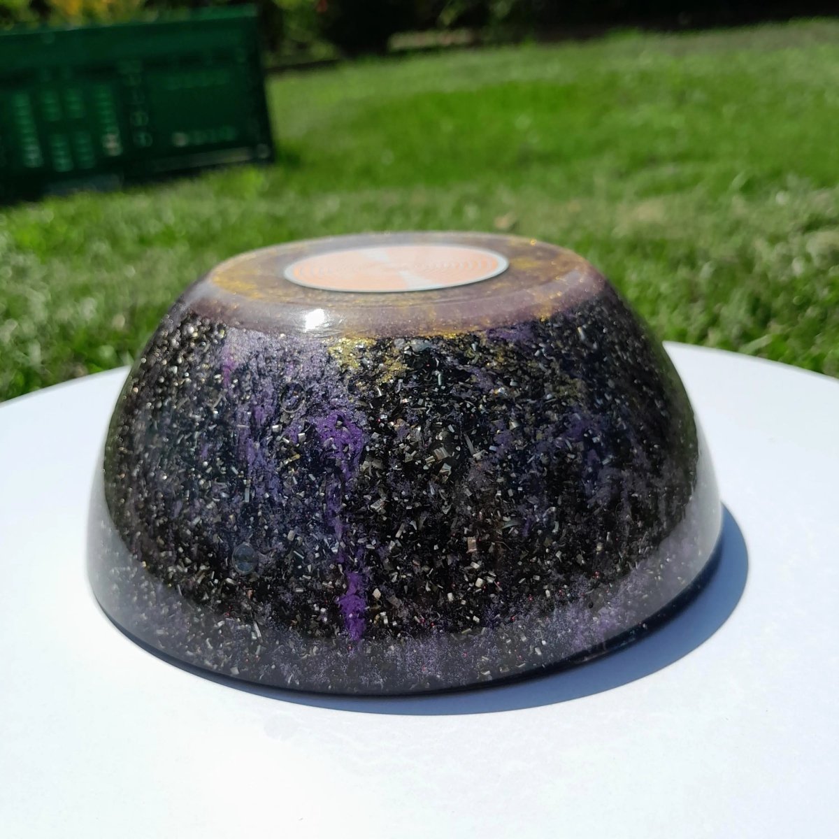 Semiesfera Orgonita con Shunguita y Antena MWO de Lakhovsky - Mundo Orgon