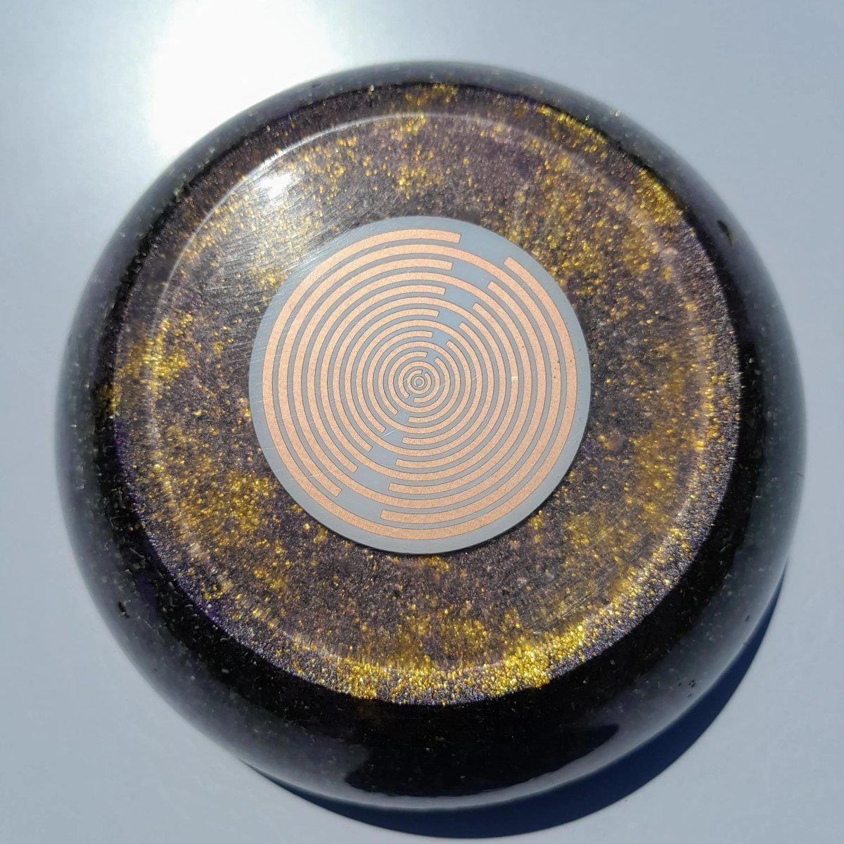 Semiesfera Orgonita con Shunguita y Antena MWO de Lakhovsky - Mundo Orgon